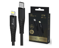ExtraLink Smart Life Braided USB-C - Lightning  27W 2m Czarny - 1550946 - zdjęcie 2